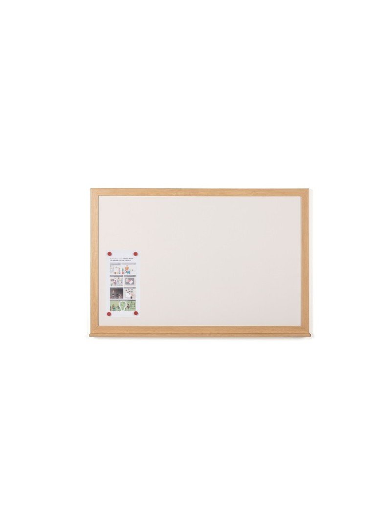 Pizarra blanca acero lacado con marco de madera (serie Basic Board Ecologic) Pizarra blanca acero lacado con marco de madera (serie Basic Board Ecologic)