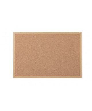 Tablero de corcho con marco de madera (serie Basic Board Ecologic)