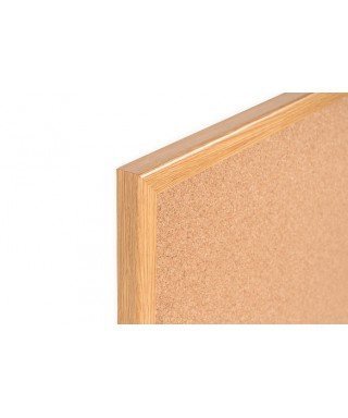 Tablero de corcho con marco de madera (serie Basic Board Ecologic)