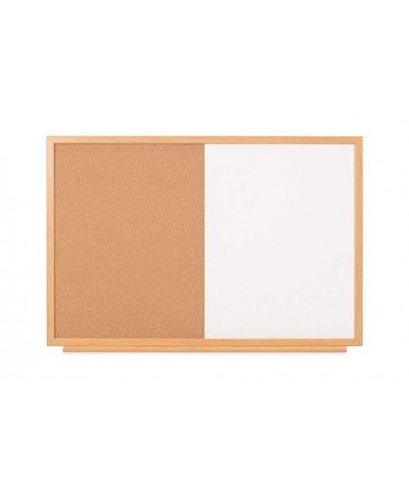 Pizarra combinada con marco de madera (serie Basic Board Ecologic)